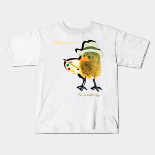 Two Scrambled Eggs - EGGspressionism Kids T-Shirt